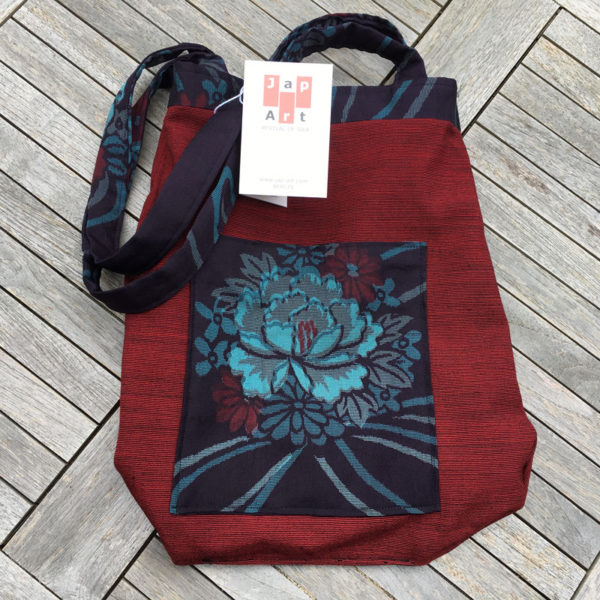 Schultertasche Blumentrommel – Bild 4
