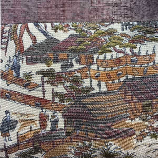 Museumstasche Kimono Stoff Färberei – Bild 3