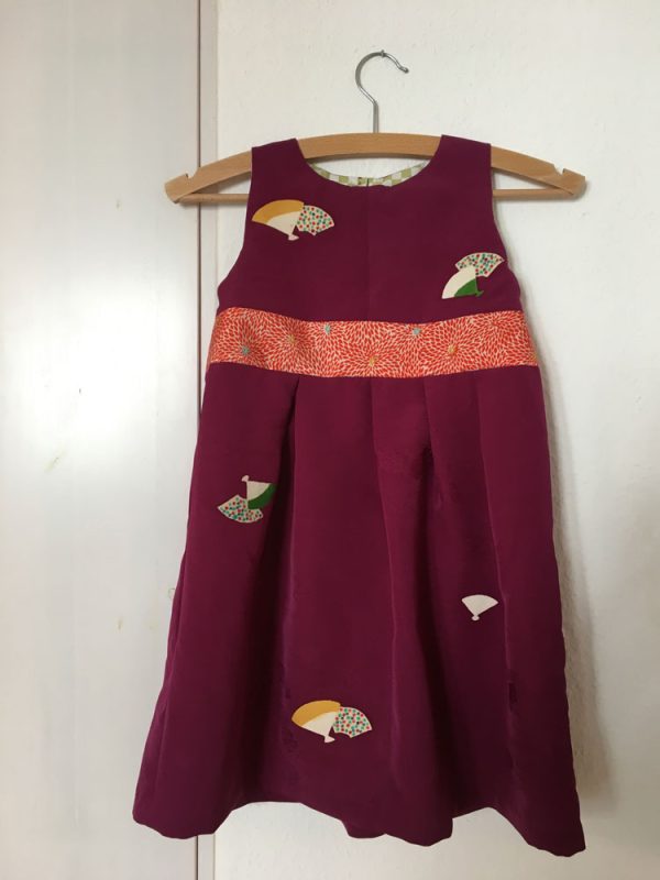 Seidenkleid für Mädchen