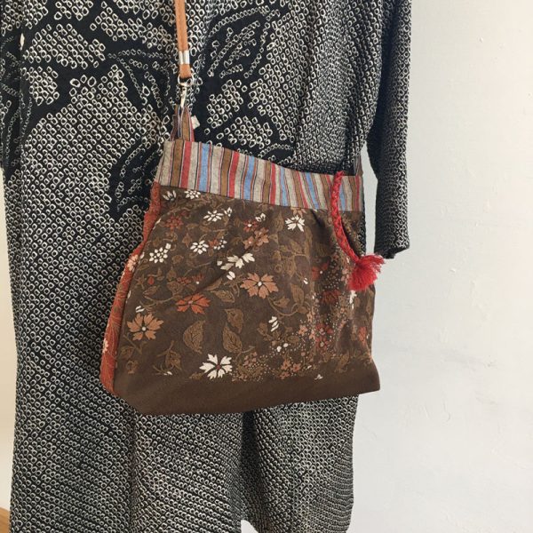 Schultertasche mit Haori Bändchen – Bild 6